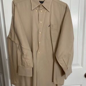 Nautica Khaki Long Sleeve Shirt